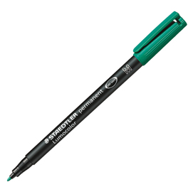 PENNARELLO LUMOCOLOR M PERMANENT 317 - PUNTA 1,0MM - VERDE - STAEDTLER 47922