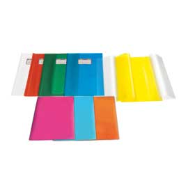 COPRIMAXI EMY SILK - 21X30CM - PVC - GOFFRATO - ROSSO - TRASPARENTE - CON ALETTE - RI.PLAST 93795
