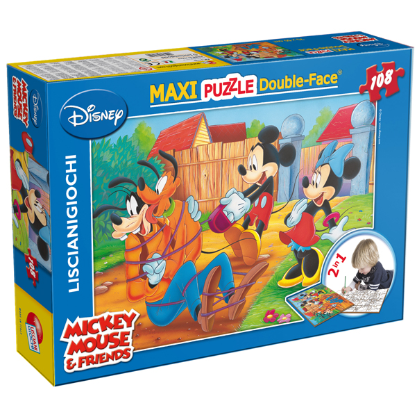PUZZLE MAXI ''MICKEY MY FRIENDS'' - 108 PEZZI - LISCIANI 92866