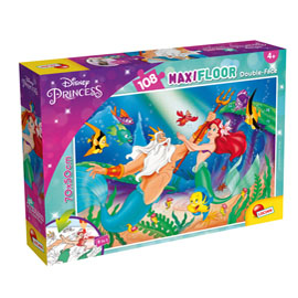 PUZZLE DF SUPERMAXI 108 LITTLE MERMAID LISCIANI 77879