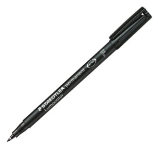 PENNARELLO LUMOCOLOR F PERMANENT 318 - nero PUNTA 0,6MM -   - STAEDTLER 25081