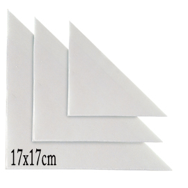 BUSTA AUTOADESIVA TRIANGOLARE TR 17 - PVC - 17X17 CM - TRASPARENTE - SEI ROTA - CONF. 10 PEZZI 25315