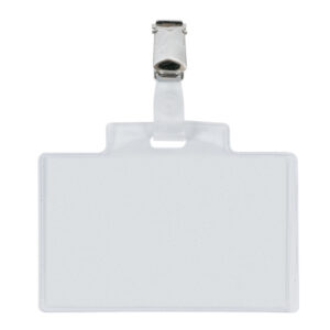 PORTANOME PASS 3E - 9,5 X 6 CM - METALLO - CON CLIP - SEI ROTA - CONF. 10 PEZZI 90008