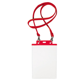 PORTANOME PASS 7 ST M - CORDONCINO ROSSO - 15X21 CM (A5) - ROSSO - SEI ROTA - CONF. 10 PEZZI 80280