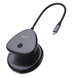 VERBATIM SHARE MY SCREEN 4K_USB-C WIRELESS DISPLAY ADAPTER CON HUB WDA-02 VERB32147