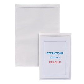 BUSTE AUTOADESIVE IESTI STRIP - PVC - 15X21 CM - TRASPARENTE - SEI ROTA - CONF. 5 PEZZI 25281