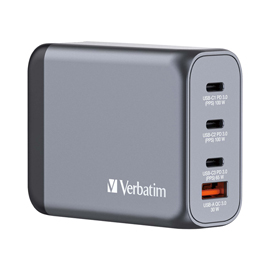 ADATTATORE DA VIAGGIO GNC-100-2X USB-C PD 1X USB-C PD 65W, 1X USB-A QC 3.0-100W VERB32202