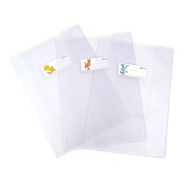 COPRIMAXI GOFFRATO SUPERSETA - C/ALETTE E PORTANOME - A5 - PVC - TRASPARENTE NEUTRO - RI.PLAST 96955