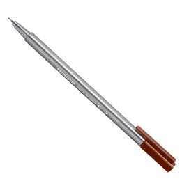PENNA FINELINER TRIPLUS - TRATTO 0,30MM - MARRONE VAN DYKE - STAEDTLER 83057