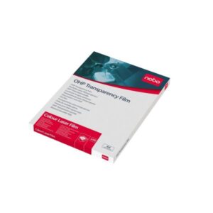 LUCIDO TRASPARENTE X STAMPA LASER COLOR 50PZ. NOBO 99717