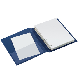 RACCOGLITORE SANREMO 2000 - 4 ANELLI A D 25 MM - DORSO 4 CM - 22X30 CM - BLU - SEI ROTA 25404