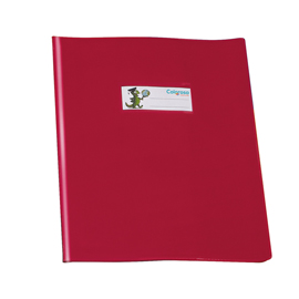 COPRIQUADERNO COPRENTE GREENLINE - C/ALETTE - A5 - LUCIDO - PVC - ROSSO - RI.PLAST 96962
