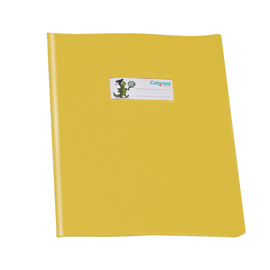 COPRIQUADERNO COPRENTE GREENLINE - C/ALETTE - A5 - LUCIDO - PVC - GIALLO - RI.PLAST 96965