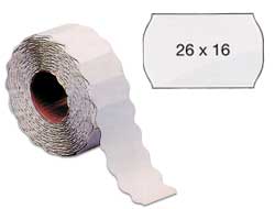 ETICHETTA A ONDA - REMOVIBILE - 26X16 MM - BIANCO - MARKIN - ROTOLO DA 1000 ETICHETTE 37912