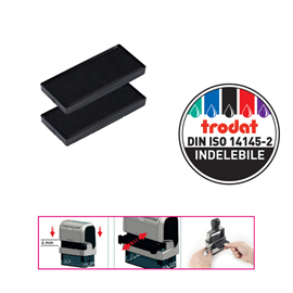 TAMPONE 6/4931 - NERO - TRODAT - BLISTER 2 PEZZI 95258
