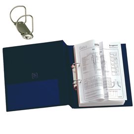 RACCOGLITORE STELVIO - 2 ANELLI A D 50 MM - DORSO 7 CM - 22X30 CM - BLU - SEI ROTA 25450