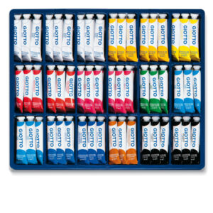 VETRINE ASSORTIMENTO - 21ML - COLORI ASSORTITI - GIOTTO - 108 TUBETTI ASSORTITI 59641