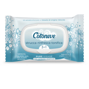 SALVIETTE STRUCCANTI DETOX - COTONEVE - BUSTA DA 20 PEZZI 102606