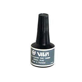 INCHIOSTRO PER CUSCINETTI  - A BASE ALCOOL -  30GR - NERO - VIVA 86988