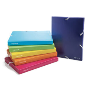 CARTELLA CON ELASTICO COLOROSA - PPL - COLORI ASSORTITI - DIAMETRO 30 MM - RI.PLAST 89356