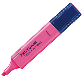 EVIDENZIATORE TEXTSURFER CLASSIC - PUNTA A SCALPELLO - TRATTO DA 1,0-5,0MM - FUCSIA  - STAEDTLER 44741
