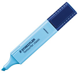 EVIDENZIATORE TEXTSURFER CLASSIC - PUNTA A SCALPELLO - TRATTO 1,0-5,0MM - AZZURRO - STAEDTLER 44922