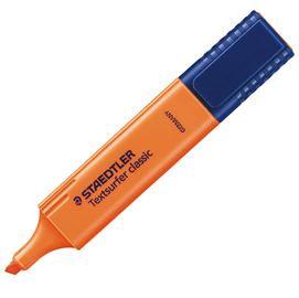 EVIDENZIATORE TEXTSURFER CLASSIC - PUNTA A SCALPELLO -  TRATTO 1,0MM-5,0MM - ARANCIO  - STAEDTLER 44742