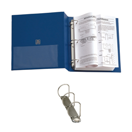 RACCOGLITORE STELVIO - 3 ANELLI A D 40 MM - DORSO 5,5, CM - 22X30 CM - BLU - SEI ROTA 25454