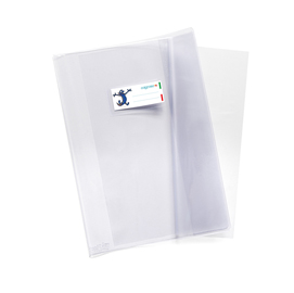 COPRIMAXI - C/ALETTE - PVC - 21 X 30 CM - 200 MIC - SUPERCRISTALLO NEUTRO - RI.PLAST 93815