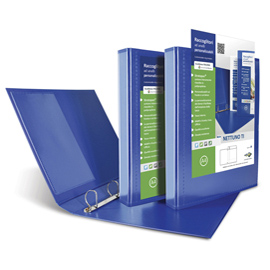 RACCOGLITORE NETTUNO 30  TI 4D - PERSONALIZZABILE - DORSO 3,5 CM - 22X30 CM - A4 - BLU - SEI ROTA 86226
