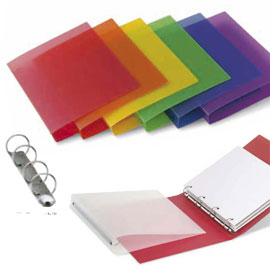RACCOGLITORE MYTO - 4 ANELLI TONDI 17 MM - DORSO 2,5 CM - 22X30 CM - COLORI ASSORTITI - SEI ROTA 63371