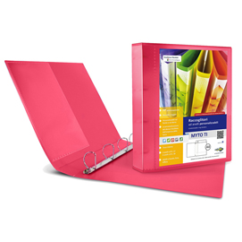 RACCOGLITORE PERSONALIZZABILE MYTO TI - 4 ANELLI A D 17 MM - DORSO 2,5 CM - 22X30 CM - ROSSO - SEI ROTA 82722