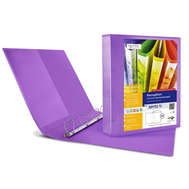 RACCOGLITORE PERSONALIZZABILE MYTO TI - 4 ANELLI A D 30 MM - DORSO 4 CM - 22X30 CM - LILLA - SEI ROTA 82726
