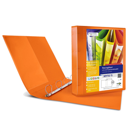 RACCOGLITORE PERSONALIZZABILE MYTO TI - 4 ANELLI A D 30 MM - DORSO 4 CM - 22X30 CM - ARANCIO - SEI ROTA 82724