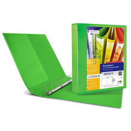 RACCOGLITORE PERSONALIZZABILE MYTO TI - 4 ANELLI A D 30 MM - DORSO 4 CM - 22X30 CM - VERDE - SEI ROTA 82728