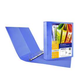 RACCOGLITORE PERSONALIZZABILE MYTO TI - 4 ANELLI A D 30 MM - DORSO 4 CM - 22X30 CM - BLU - SEI ROTA 80385