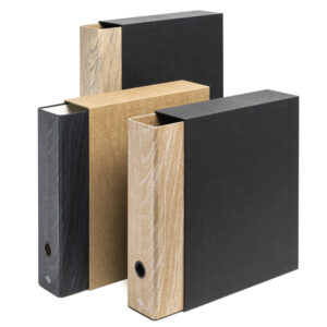 REGISTRATORE CON CUSTODIA COLOROSA WOOD - 29X34 CM - DORSO 8 CM - COLORI ASSORTITI - RI,PLAST 91622