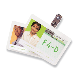 POUCHES PER PLASTIFICAZIONE - BADGE - 67X99 MM - 2X125 MICRON - GBC - CONF. 100 PEZZI 69699
