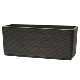 VASO RETTANGOLARE SINAI DOT - 131 L - GRIGIO CENERE - TERAPLAST 97121