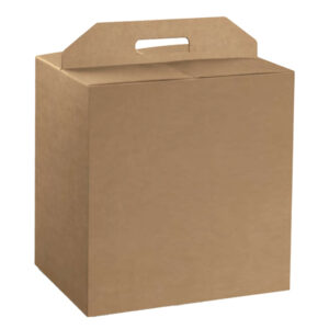 SCATOLA PANETTONE + BOTTIGLIA - LISCIO - 33X25X35 CM - AVANA - SCOTTON 90763