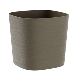 VASO QUADRATO CAPRI - 13 L - SABBIA - TERAPLAST 97115