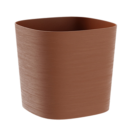 VASO QUADRATO CAPRI - 26 L - TERRACOTTA - TERAPLAST 97116