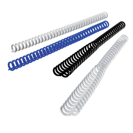 DORSI CLICKBIND PER RILEGATURA - RIUTILIZZABILI - 12 MM - EFFETTO GHIACCIO - IBICO - SCATOLA 50 PEZZI 69363