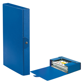 SCATOLA PROGETTO EUROBOX - DORSO 4 CM - 25X35 CM - BLU - ESSELTE 48341