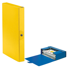 SCATOLA PROGETTO EUROBOX - DORSO 4 CM - 25X35 CM - GIALLO - ESSELTE 48342