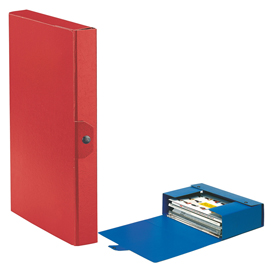 SCATOLA PROGETTO EUROBOX - DORSO 4 CM - 25X35 CM - ROSSO - ESSELTE 48343