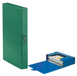 SCATOLA PROGETTO EUROBOX - DORSO 4 CM - 25X35 CM - VERDE - ESSELTE 48344