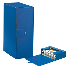 SCATOLA PROGETTO EUROBOX - DORSO 12 CM - 25X35 CM - BLU - ESSELTE 49432