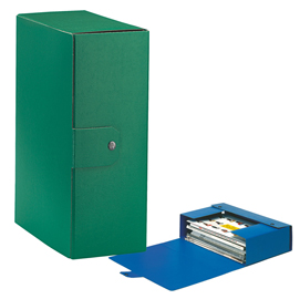 SCATOLA PROGETTO EUROBOX - DORSO 12 CM - 25X35 CM - VERDE - ESSELTE 49435