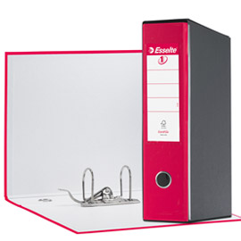 REGISTRATORE EUROFILE G53 - DORSO 8 CM - COMMERCIALE 23X30 CM - FUCSIA - ESSELTE 64549